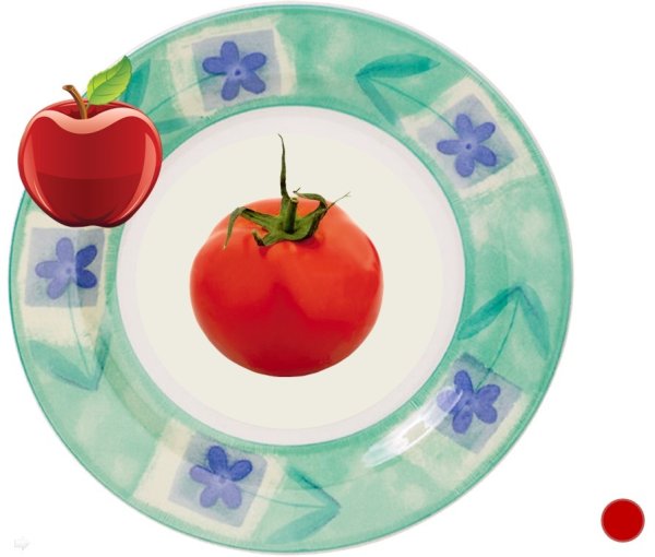 Аленький цветочек яблочко на тарелочке