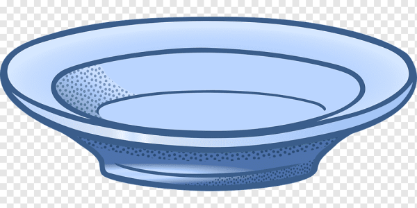 Тарелка сбоку вектор