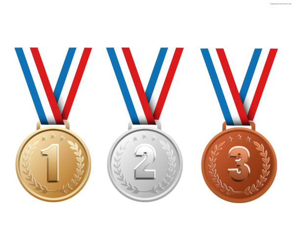 Медали золото серебро бронза