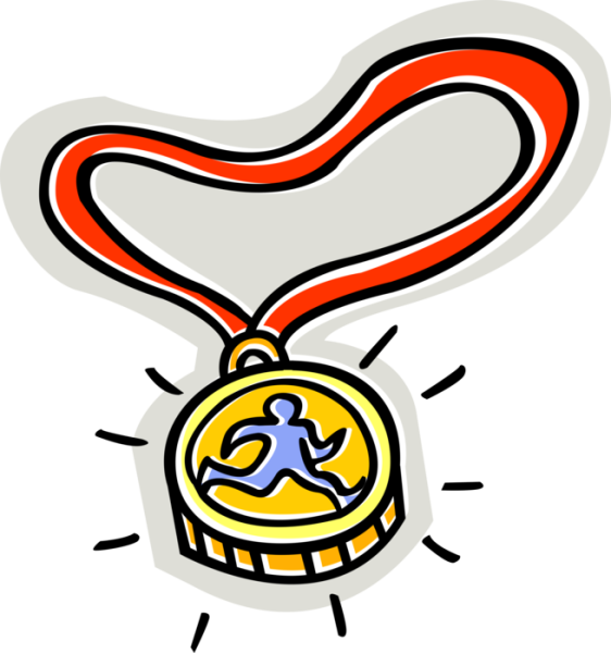 Медалька нарисованная