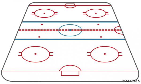 Хоккейная площадка тактическая а4