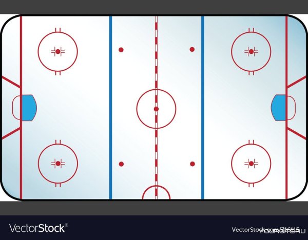 Макет хоккейной площадки