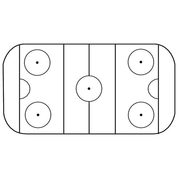 Схема хоккейного поля