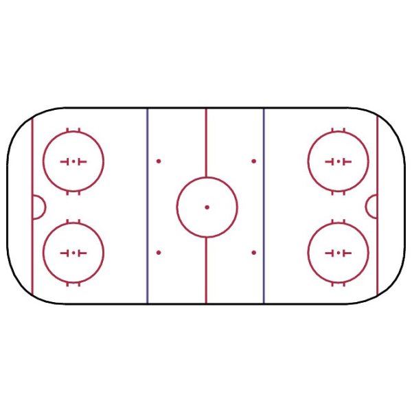 Схема хоккейного поля