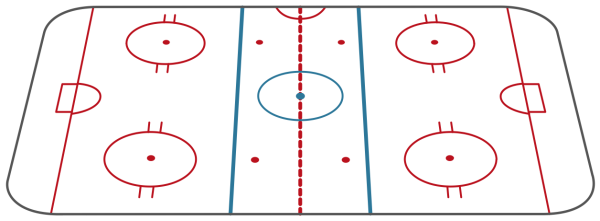 Хоккейное поле для детей