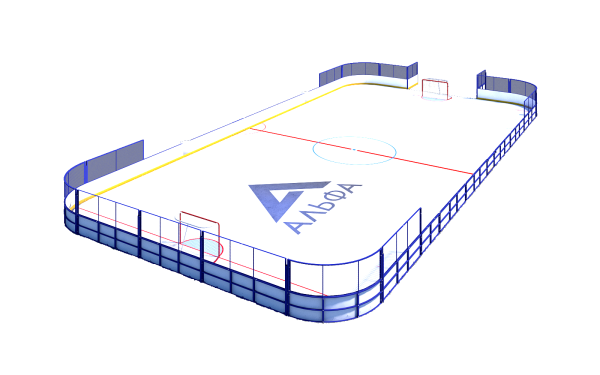 Хоккейная коробка 26х56