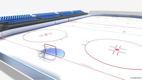 Хоккейная коробка СПЕКТРГРУПП 3 Д модель