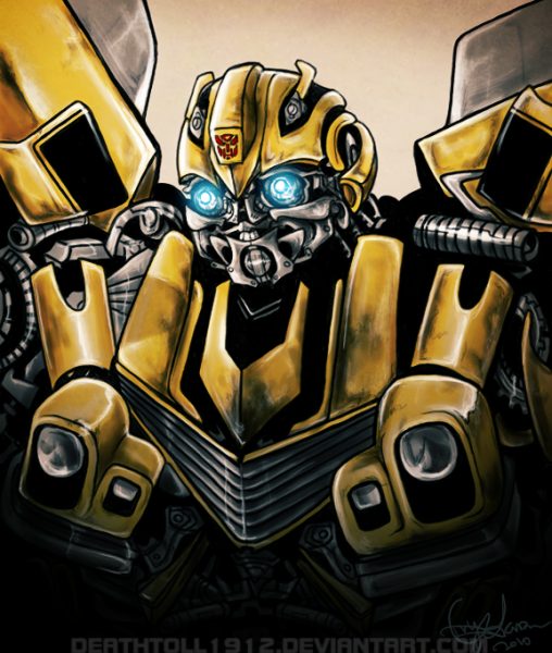 Голова Бамблби трансформеры Прайм