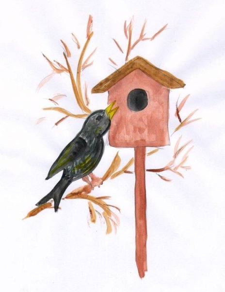 Скворечники мультяшные