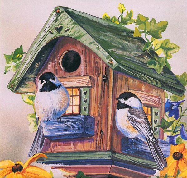 Скворечник клипарт