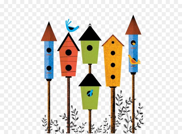 Скворечники мультяшные