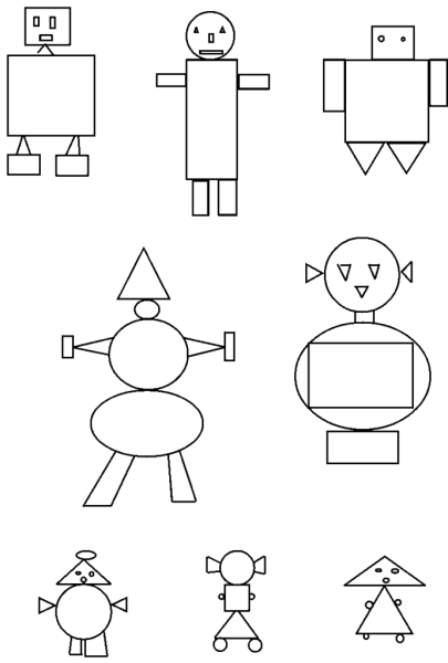 Рисунок из геометрических фигур
