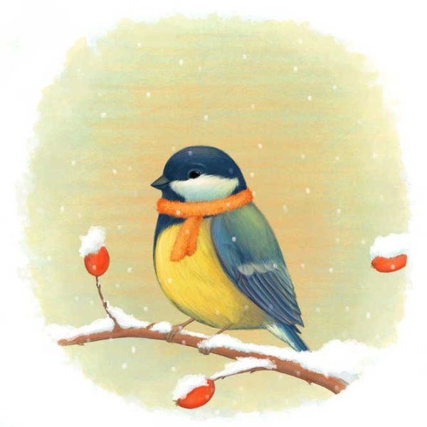 Лазаревка синичка рисунок