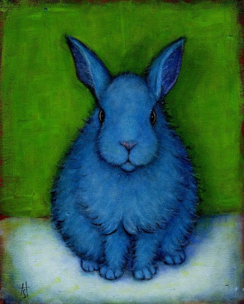 Синий зайчик