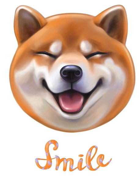 Попсокет сиба ину