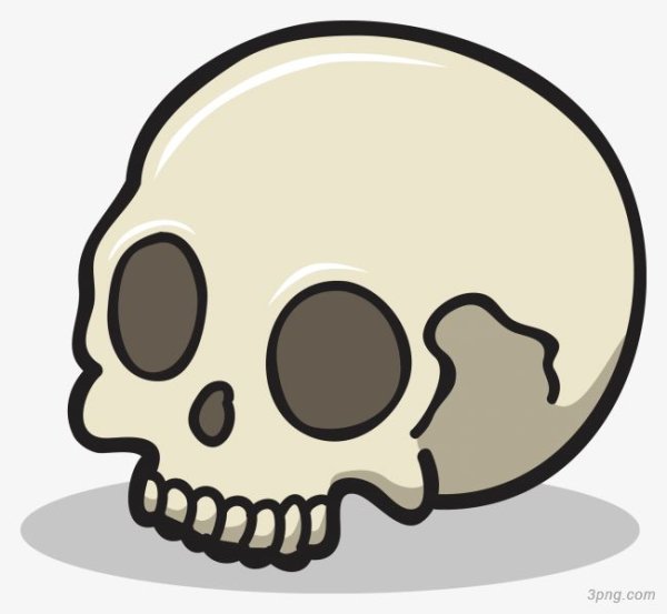 Череп мультяшный