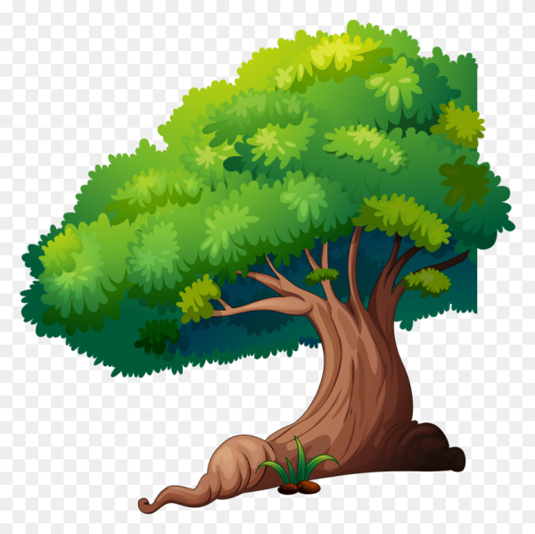 Дерево мультяшное