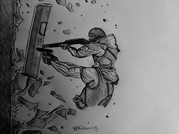 КС го карандашом