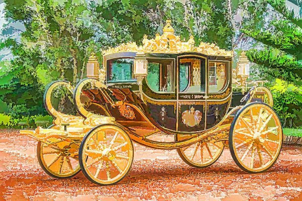 Карета Екатерины живопись