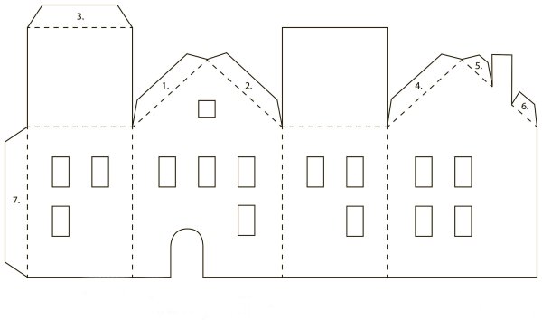 Домик из бумаги