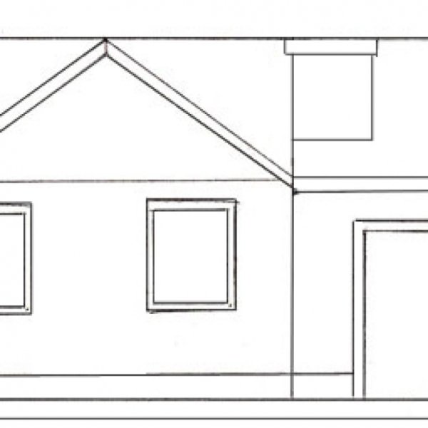 Эскиз макета здания