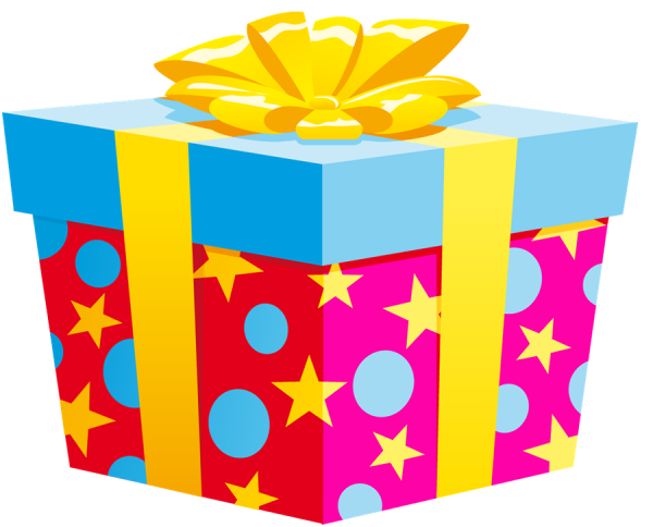 Подарочная коробка нарисовать