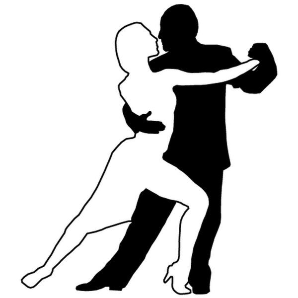 Люди танцуют арт