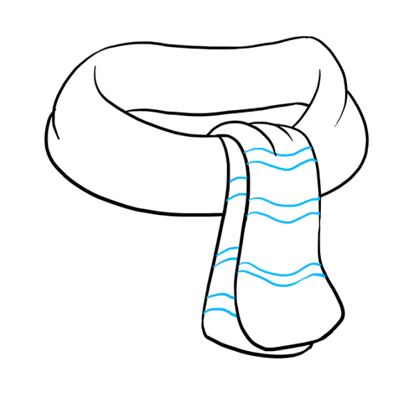 Шарф рисунок