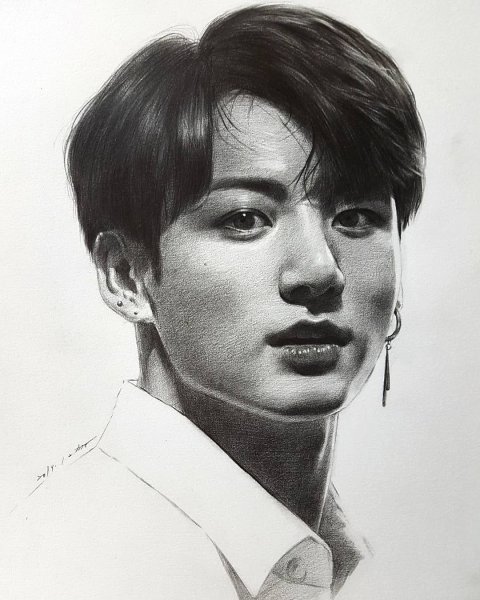 Рисунки BTS Чонгук