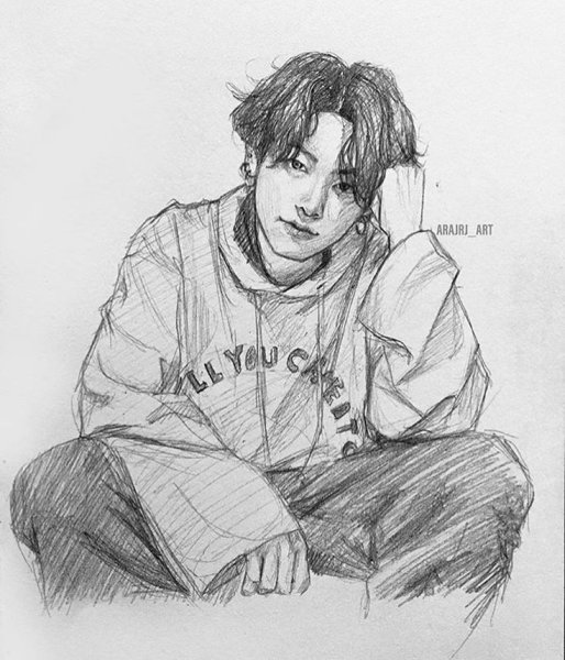 Портрет БТС Jungkook