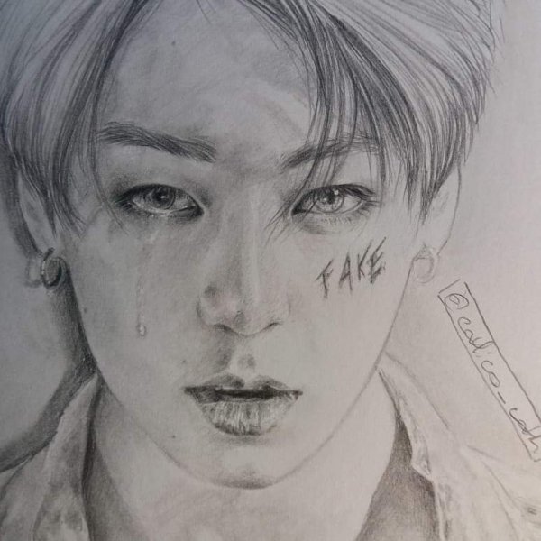 BTS Чонгук портрет