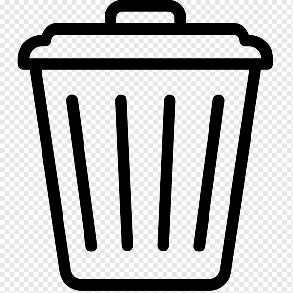 Мусорное ведро значок