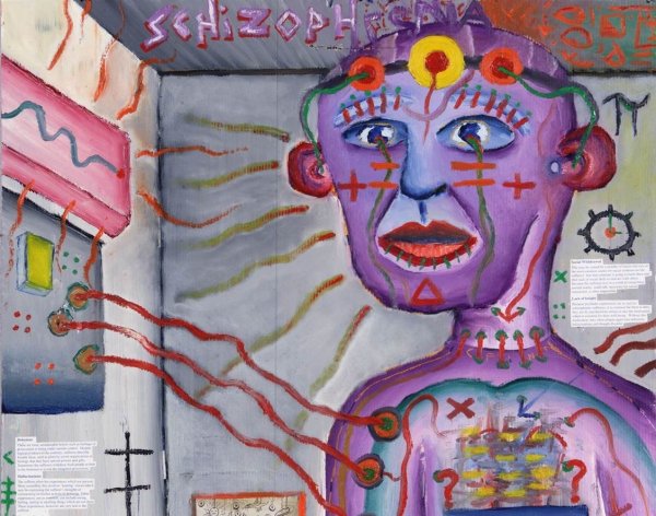 Рисунки душевнобольных людей