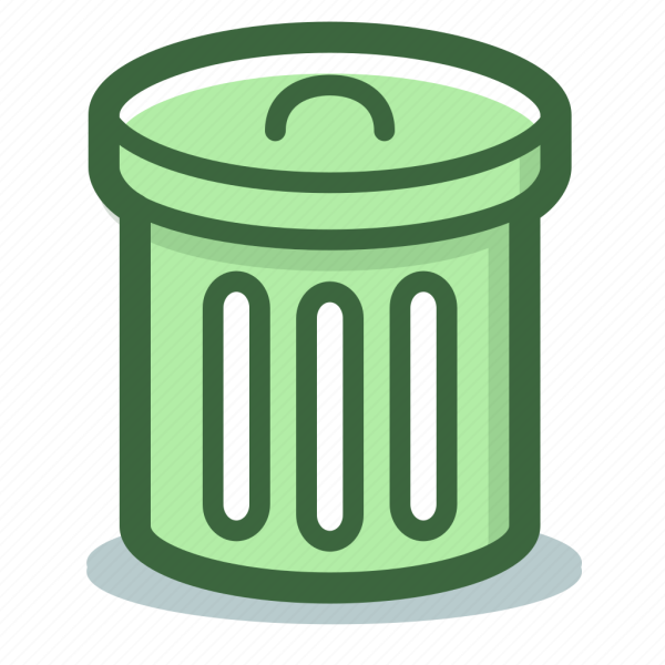 Кавай картинка мусорки