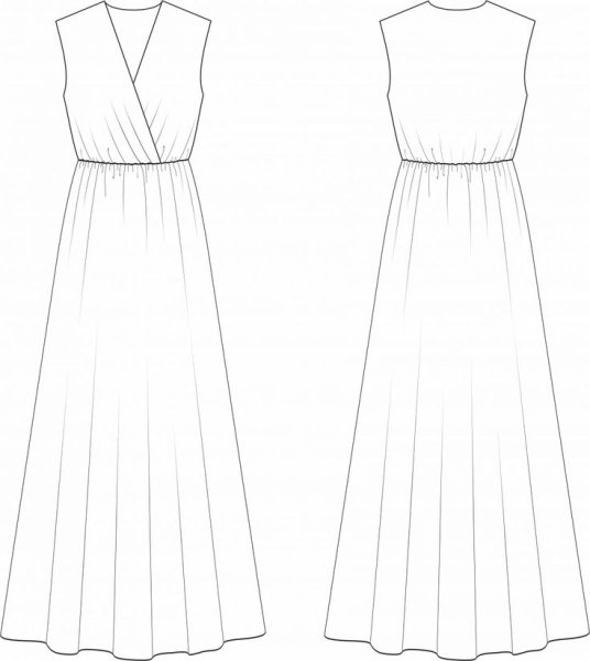 Лекало легкий платья