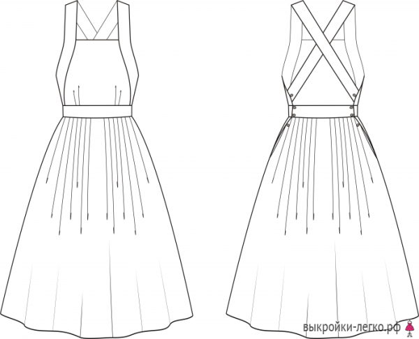 Эскиз сарафана