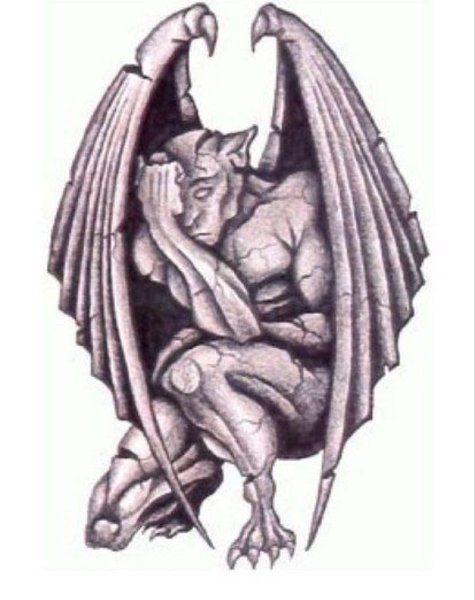 Готический орнамент Гаргульи