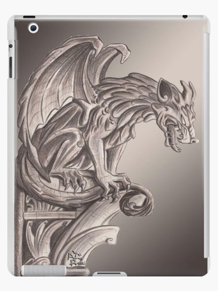 Горгулья эскиз Готика