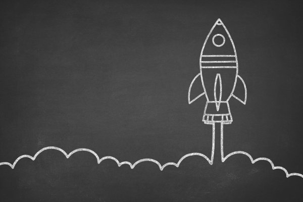 Фон нарисованный мелом