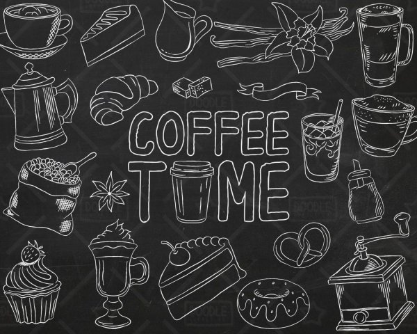 Надписи на грифельной доске