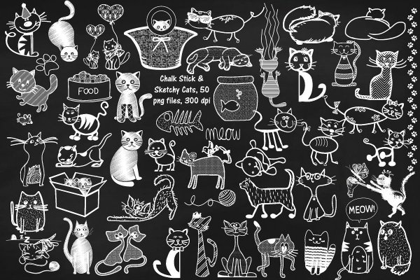 Рисунки мелом на доске