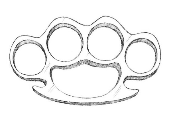 Кастет Константина чертеж