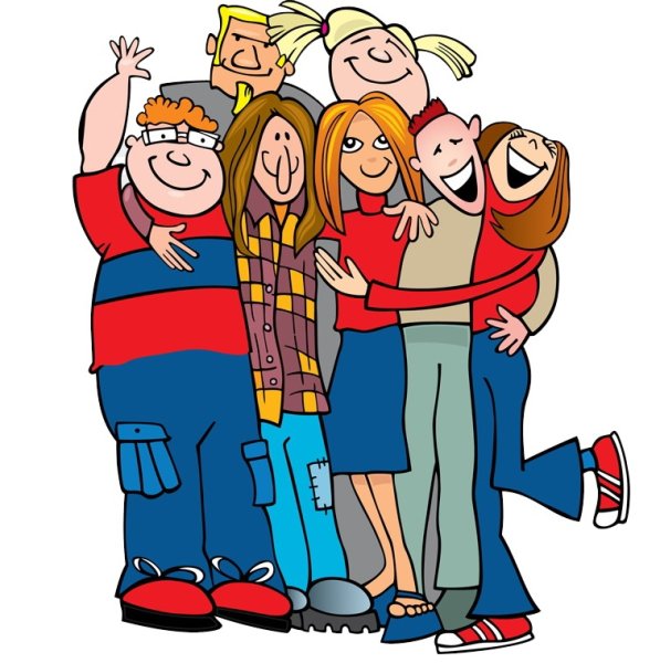 Друзья мультяшные