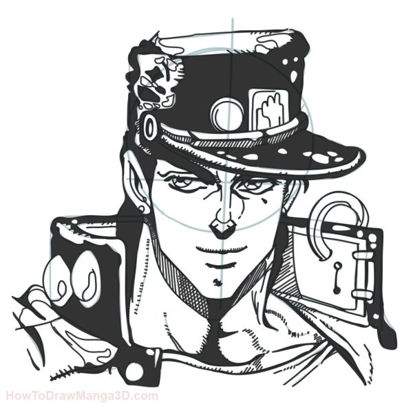 Невероятные приключения Джоджо раскраска