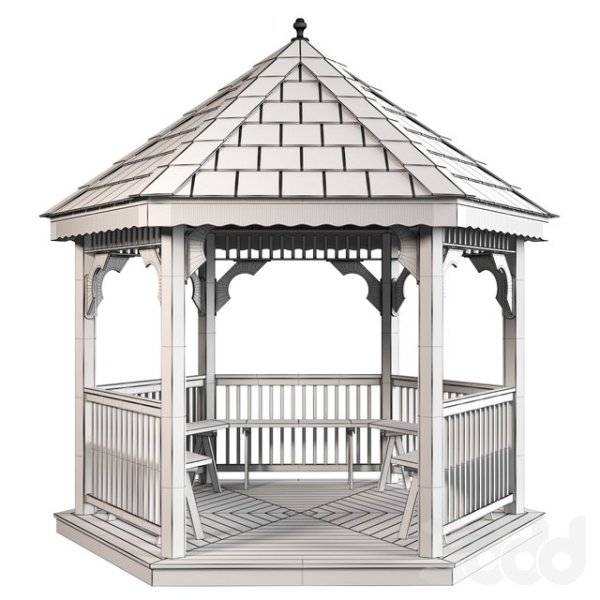 Эскиз беседки