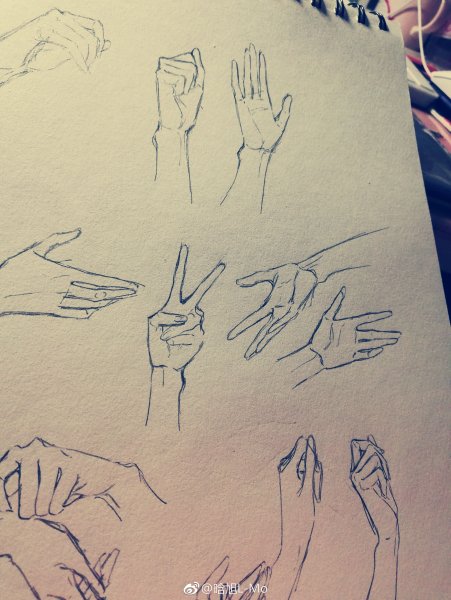 Стилистика рисования рук