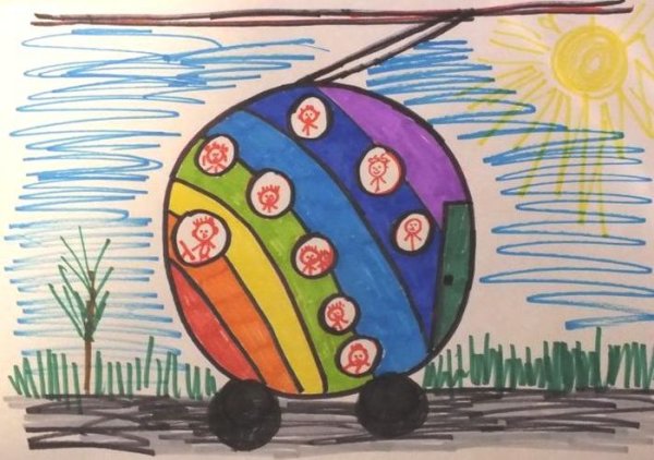 Рисование на тему: «удивительный транспорт».