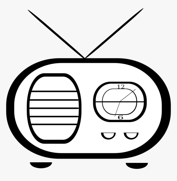 Радиоприемник раскраска для детей