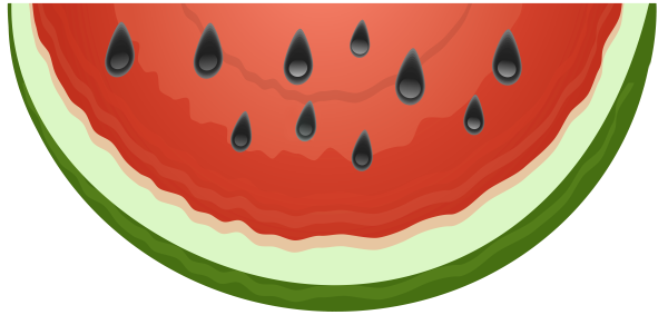 Арбуз мультяшный