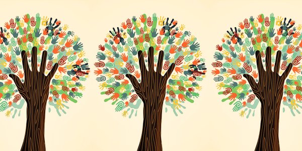 Дерево с ладошками